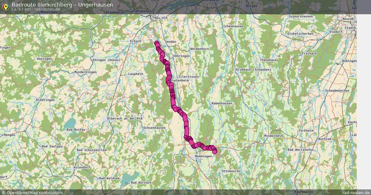 Radtour Illerkirchberg – Ungerhausen
