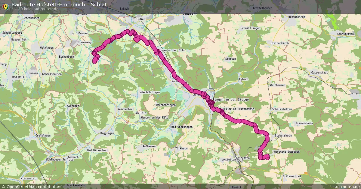 Radtour Hofstett-Emerbuch – Schlat