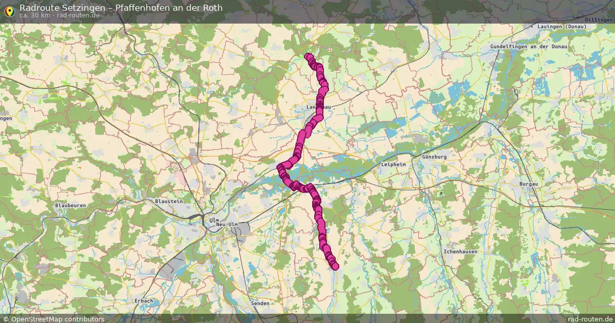 Radtour Setzingen – Pfaffenhofen An Der Roth