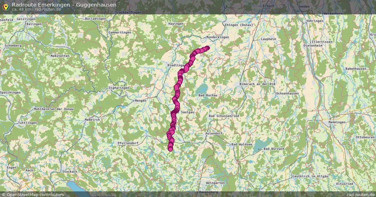 Radtour Emerkingen – Guggenhausen