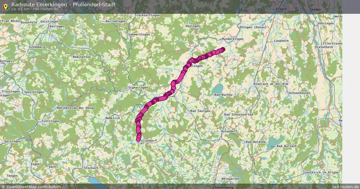 Radtour Emerkingen – Pfullendorf-Stadt