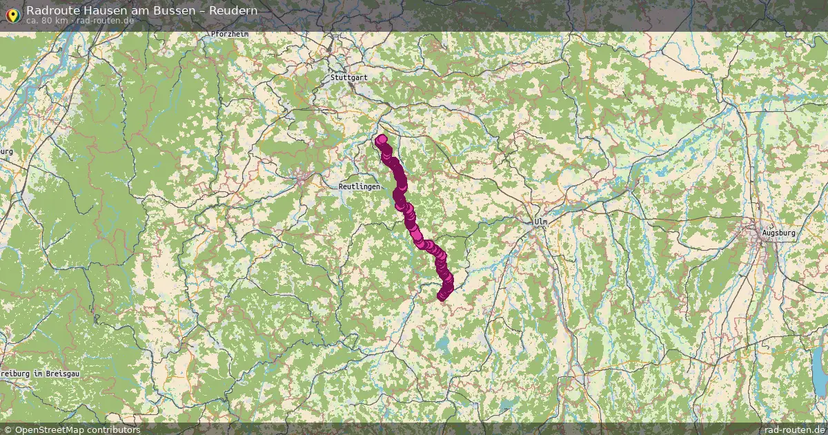 Radtour Hausen Am Bussen – Reudern