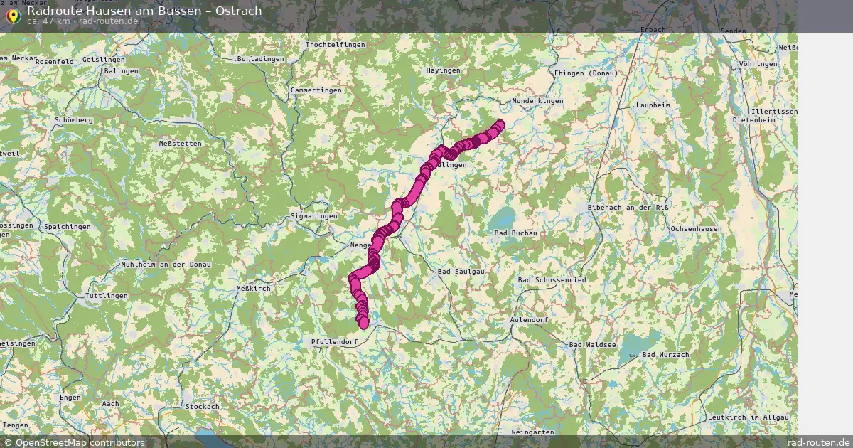 Radtour Hausen Am Bussen – Ostrach