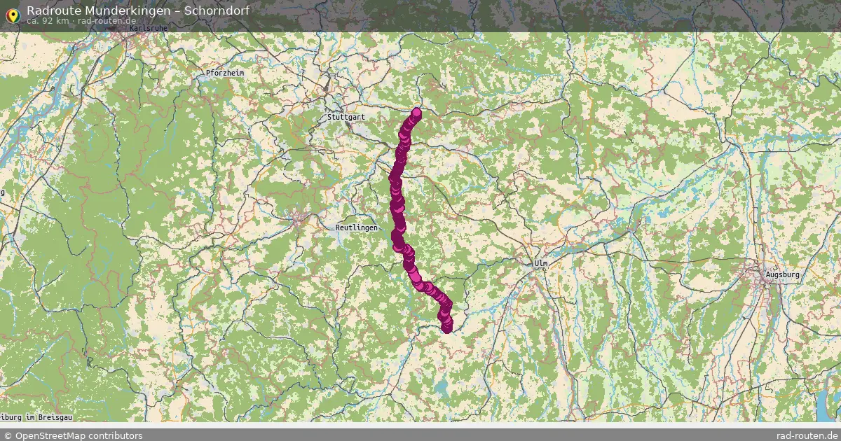 Radtour Munderkingen – Schorndorf