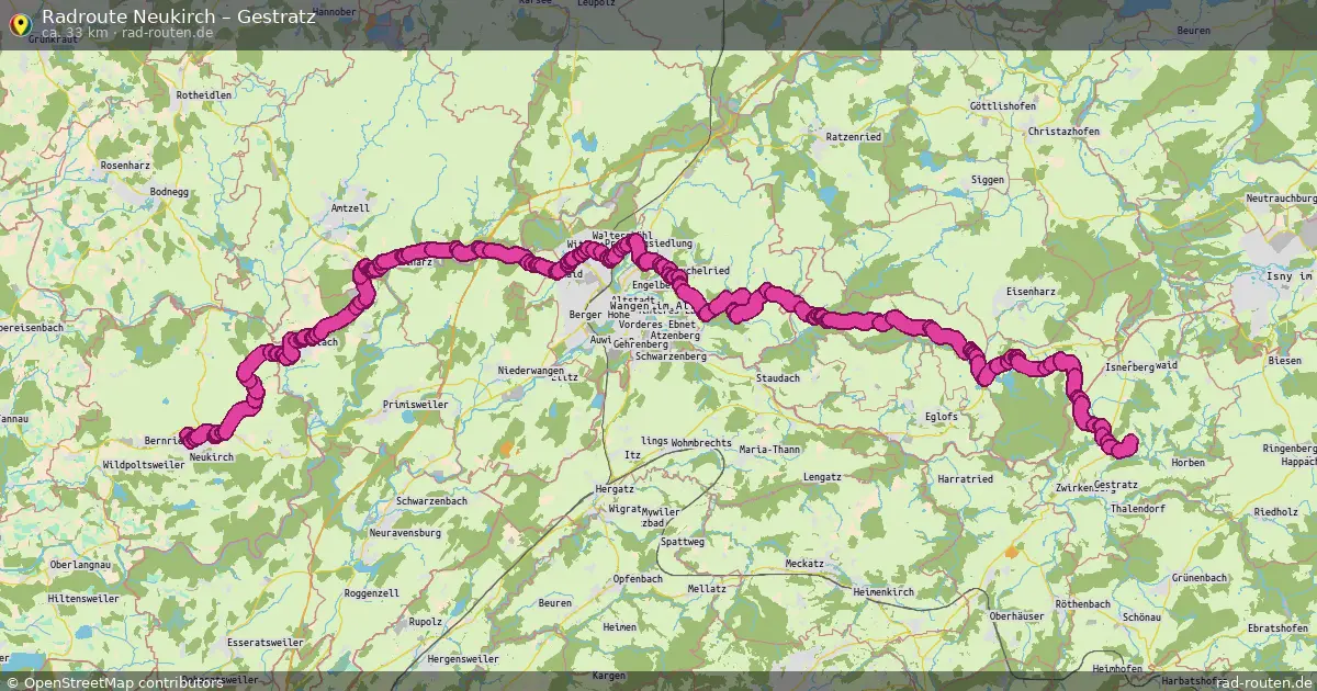 Radtour Neukirch – Gestratz