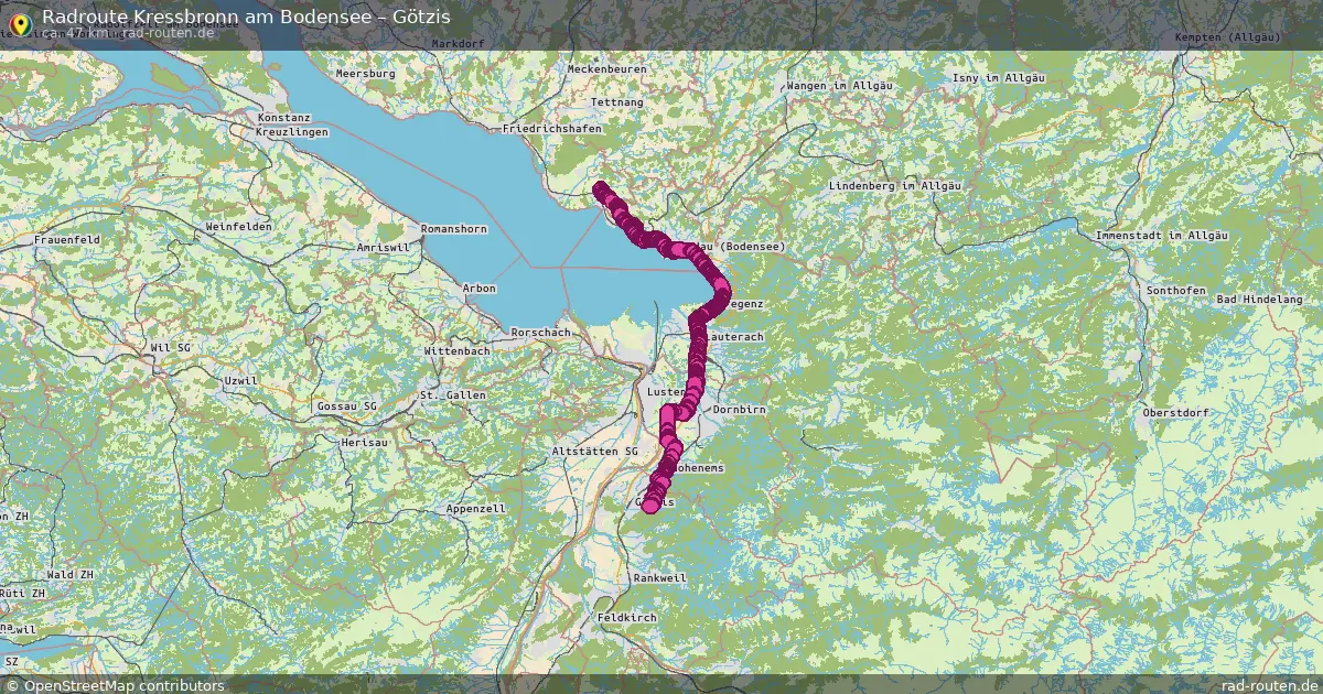 Radtour Kressbronn Am Bodensee – Götzis
