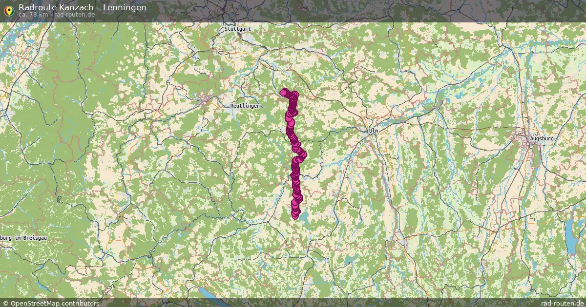 Radtour Kanzach – Lenningen