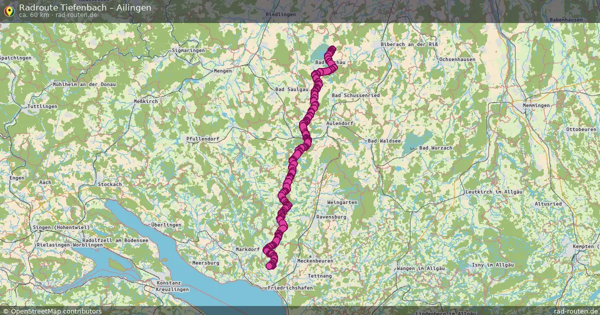 Radtour Tiefenbach – Ailingen