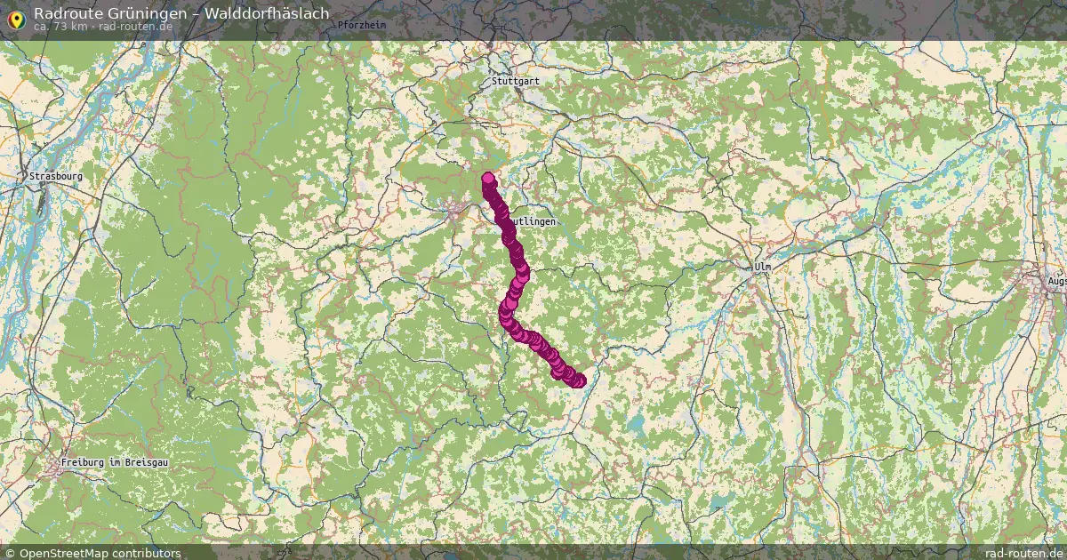 Radtour Grüningen – Walddorfhäslach