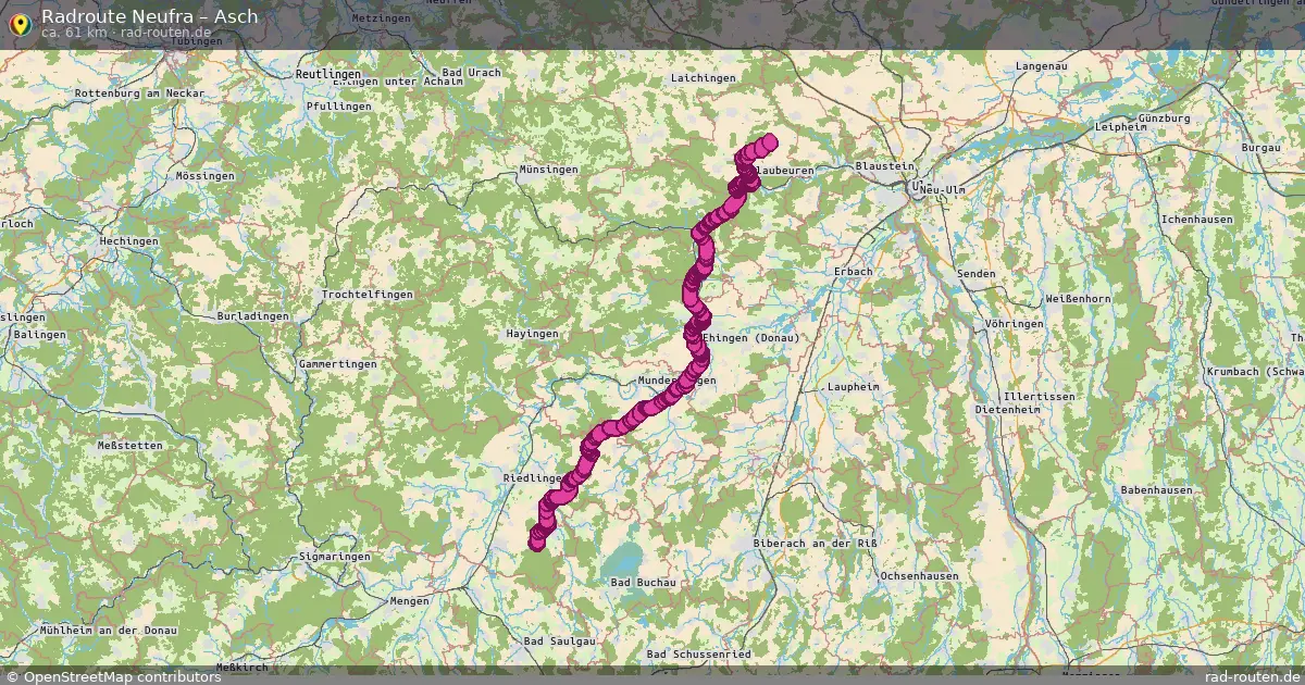 Radtour Neufra – Asch