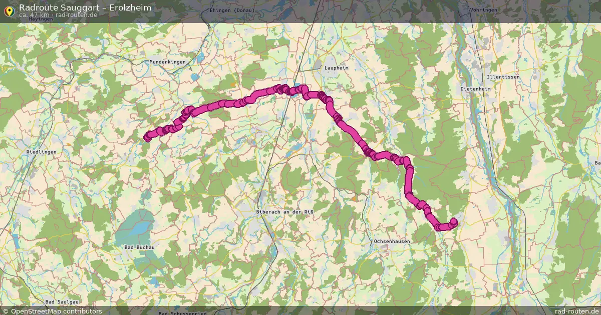 Radtour Sauggart – Erolzheim