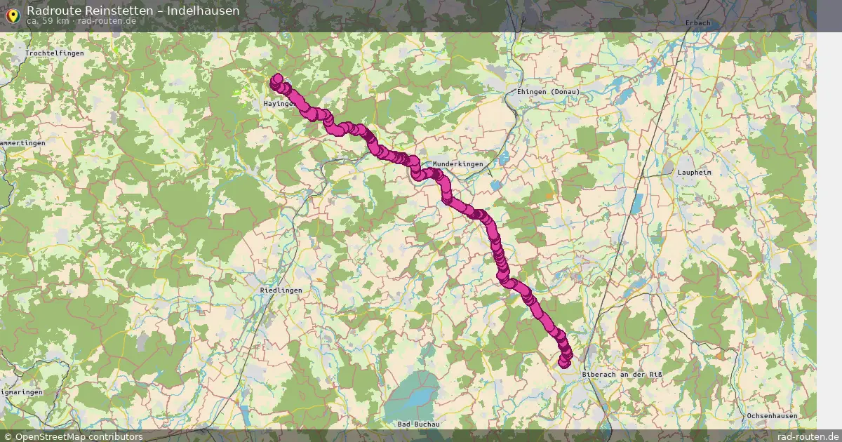 Radtour Reinstetten – Indelhausen