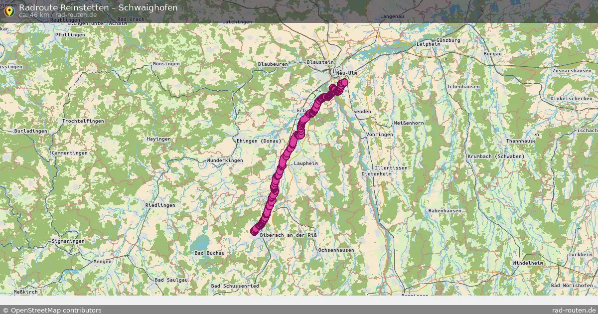 Radtour Reinstetten – Schwaighofen