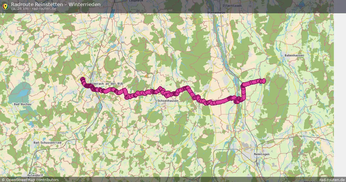 Radtour Reinstetten – Winterrieden
