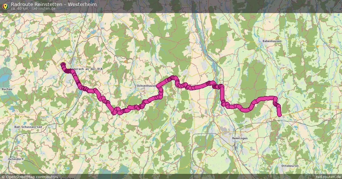 Radtour Reinstetten – Westerheim