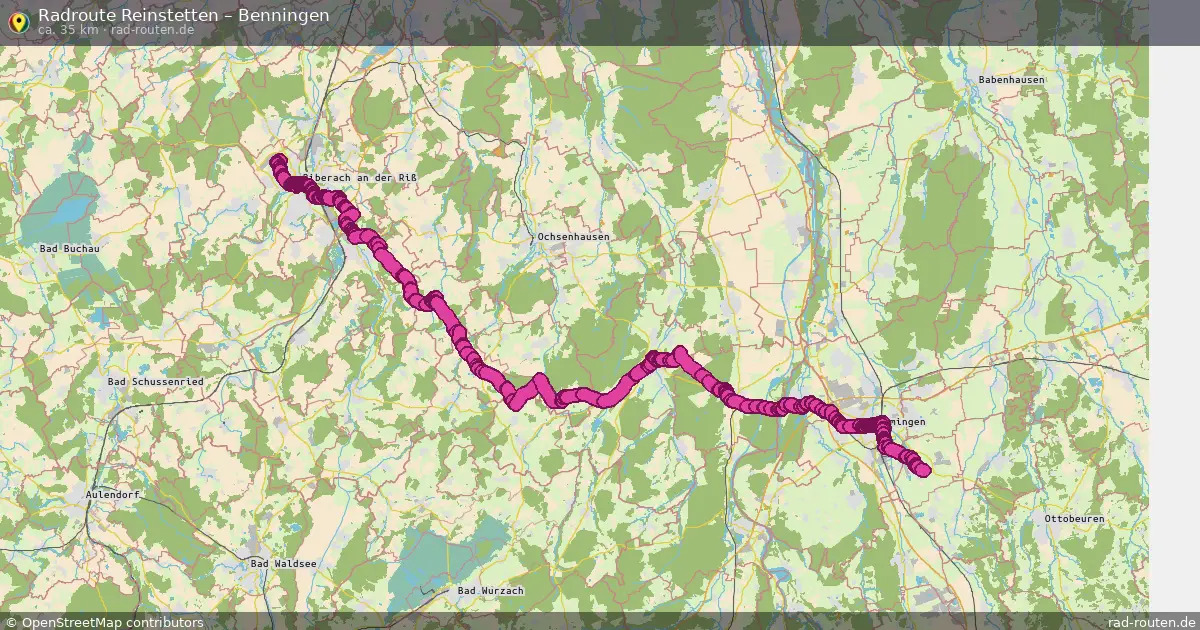 Radtour Reinstetten – Benningen