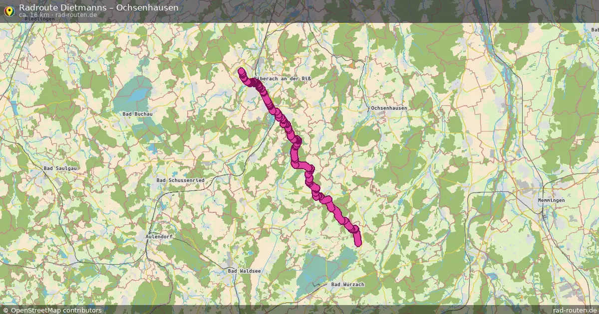 Radtour Dietmanns – Ochsenhausen
