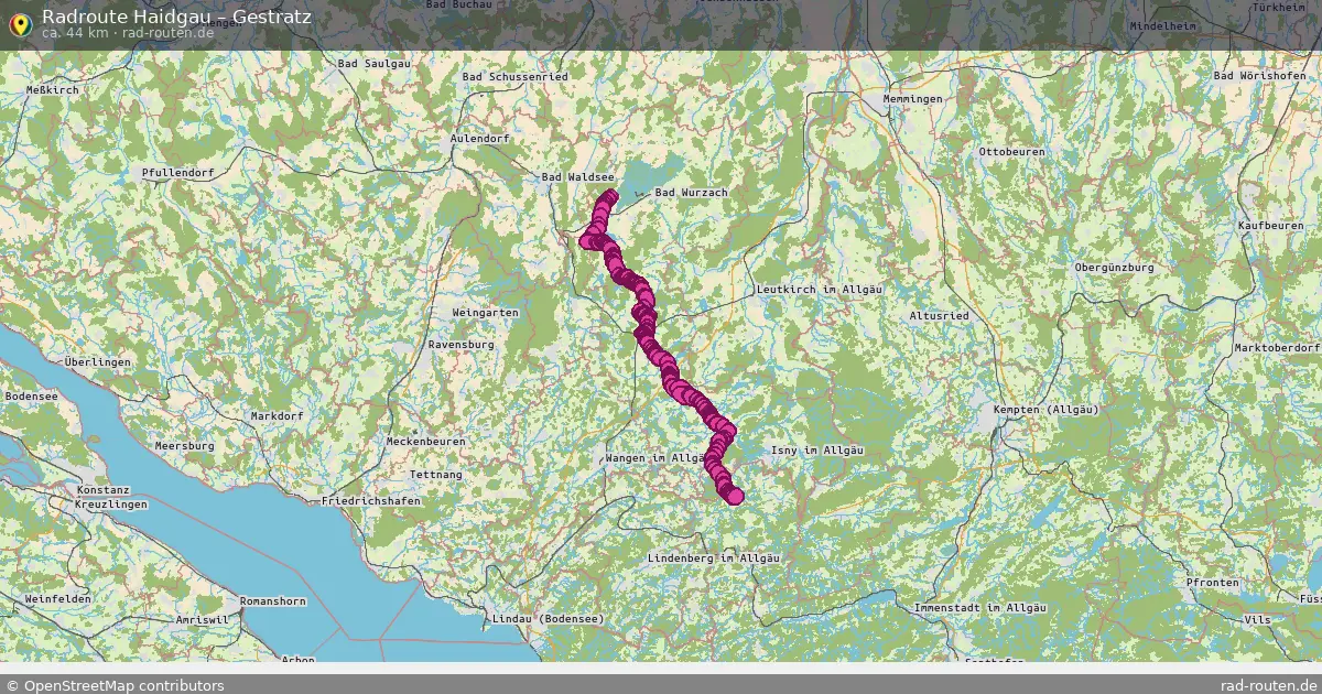 Radtour Haidgau – Gestratz