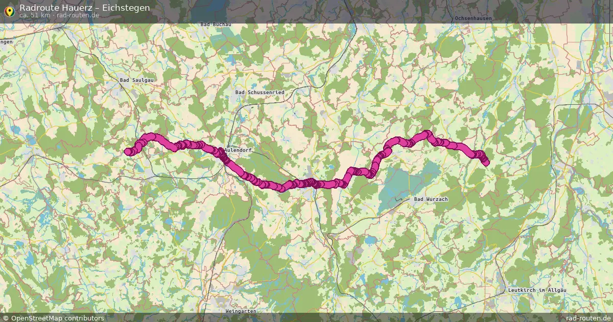 Radtour Hauerz – Eichstegen