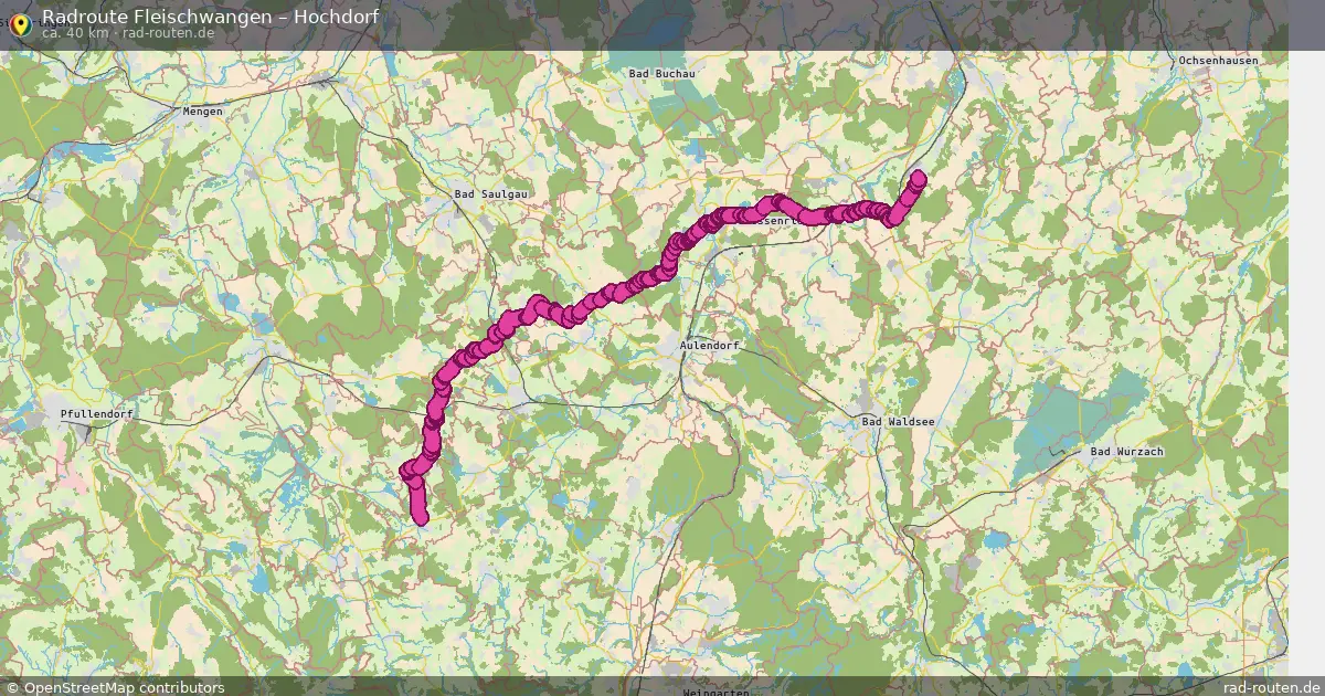 Radtour Fleischwangen – Hochdorf