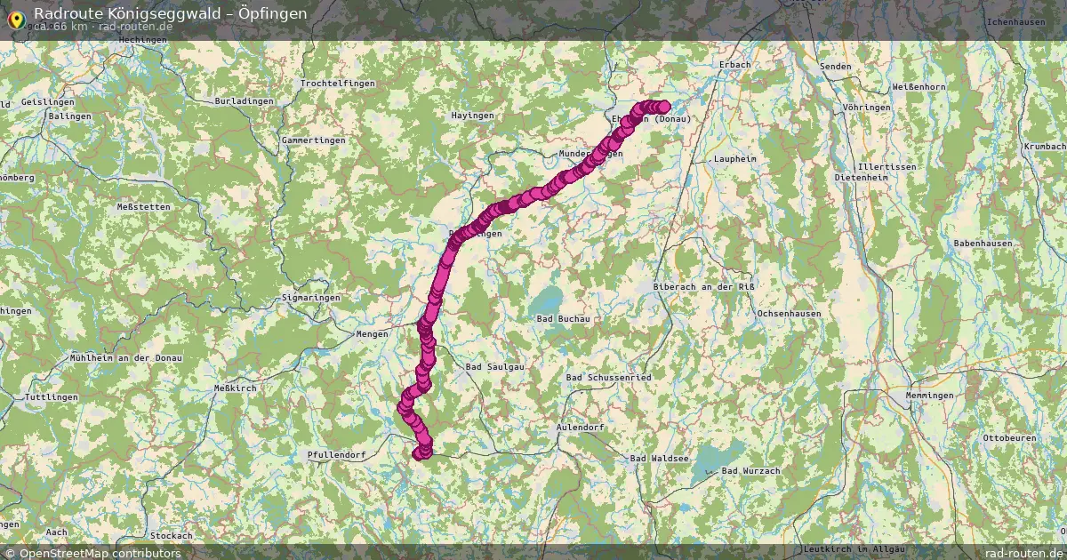 Radtour Königseggwald – Öpfingen