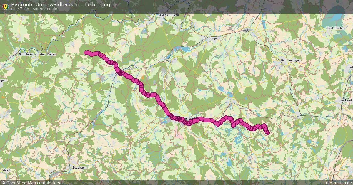 Radtour Unterwaldhausen – Leibertingen