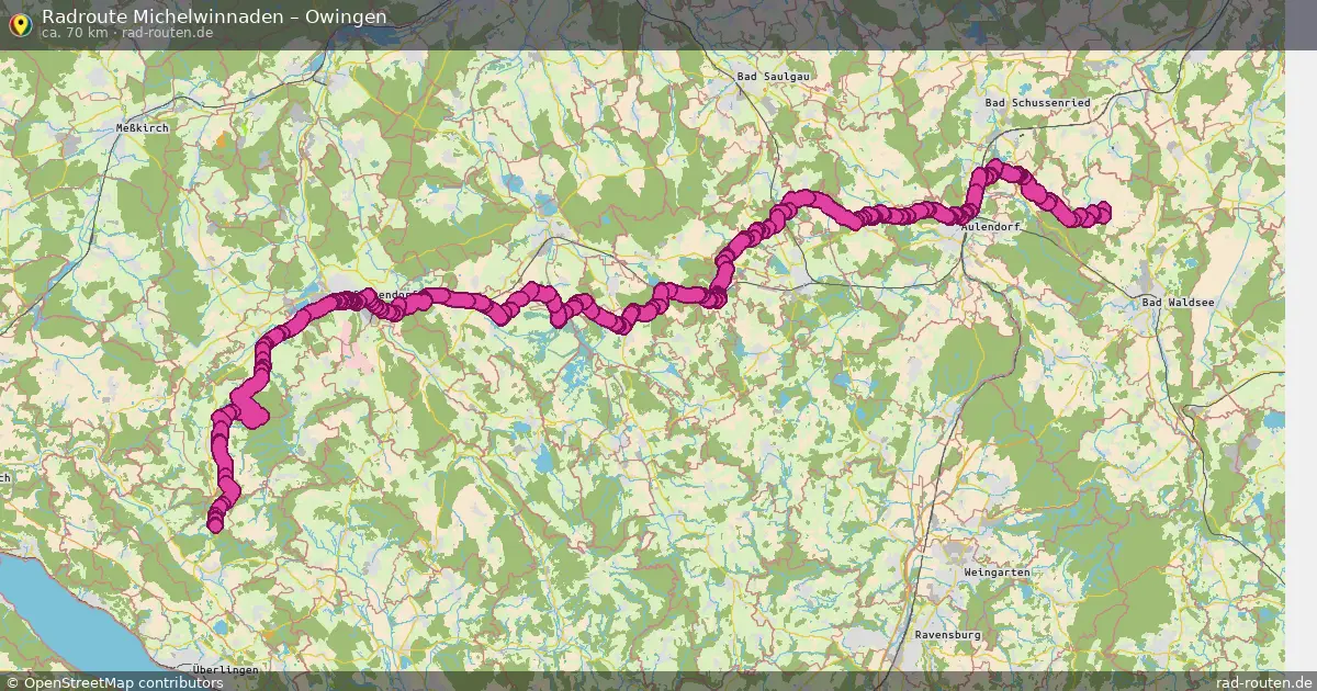 Radtour Michelwinnaden – Owingen