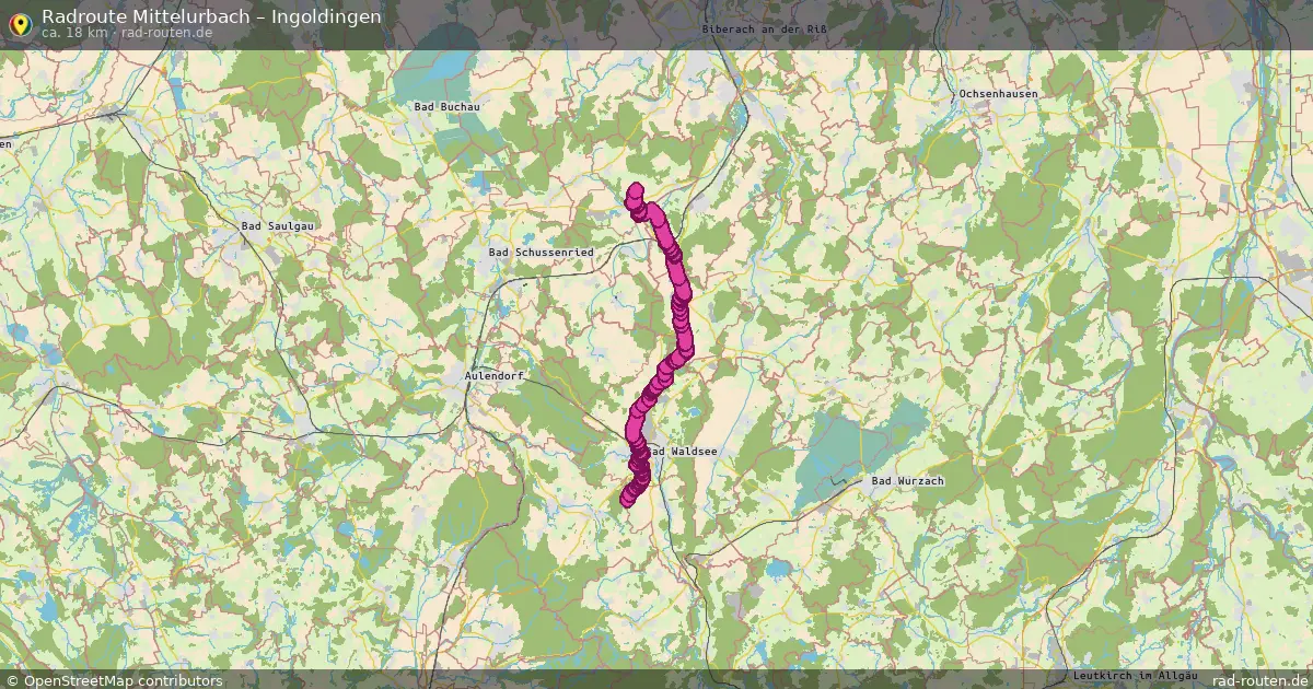 Radtour Mittelurbach – Ingoldingen