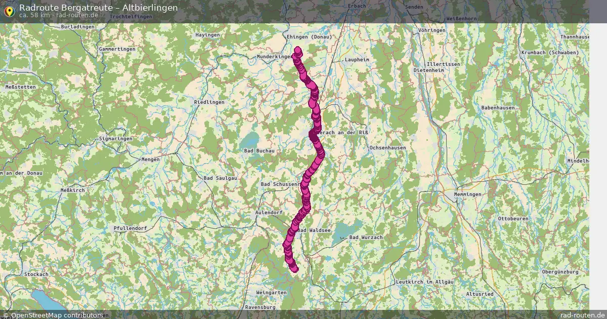Radtour Bergatreute – Altbierlingen