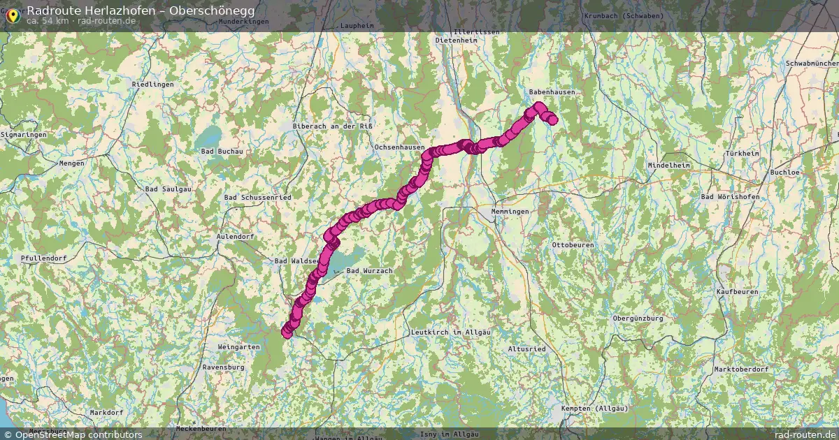 Radtour Herlazhofen – Oberschönegg