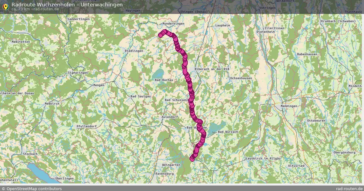 Radtour Wuchzenhofen – Unterwachingen
