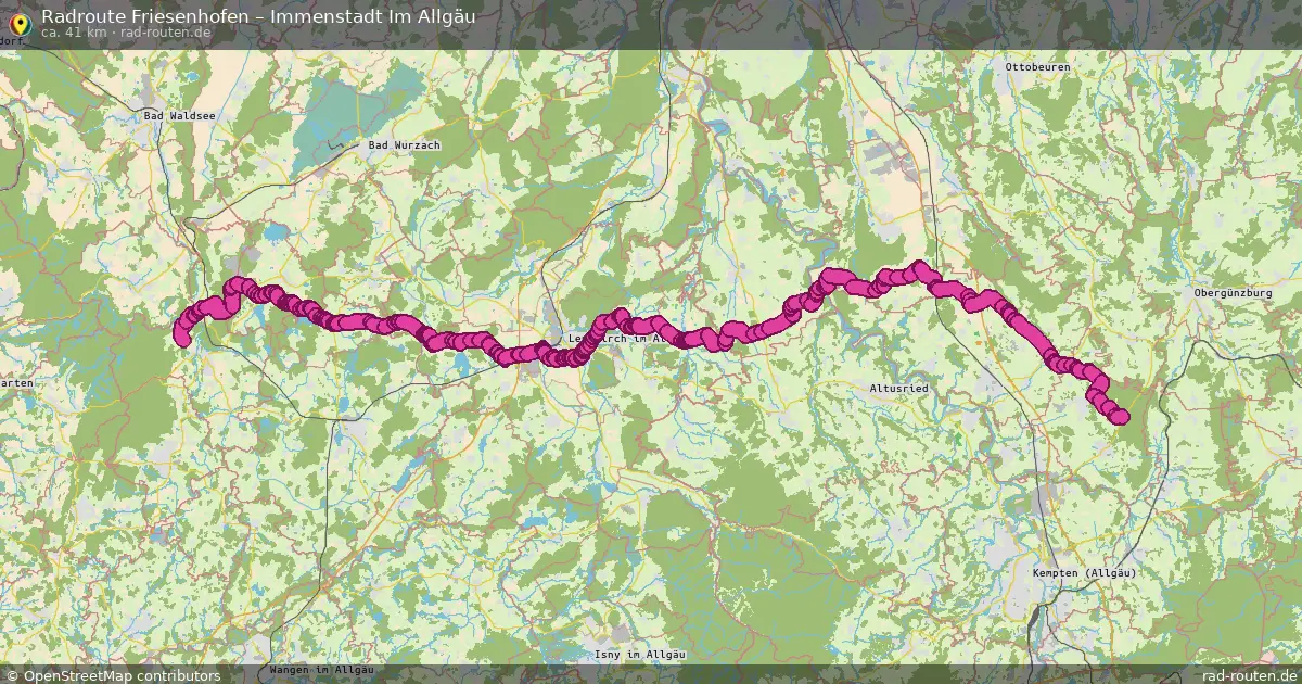 Radtour Wuchzenhofen – Oy-Mittelberg