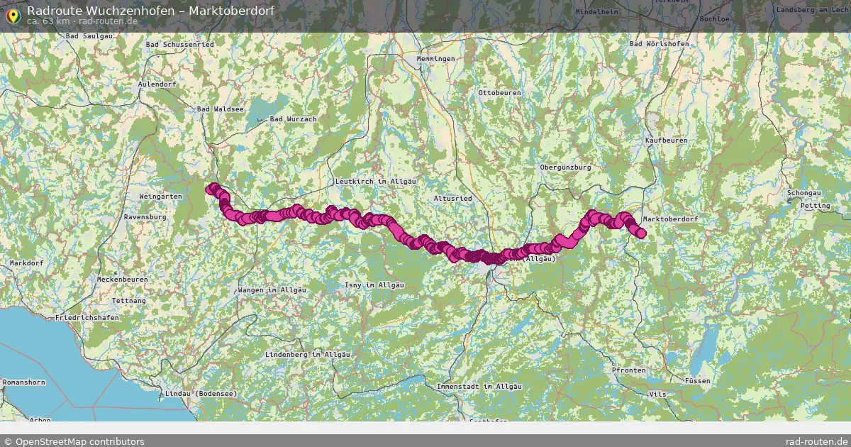 Radtour Wuchzenhofen – Marktoberdorf