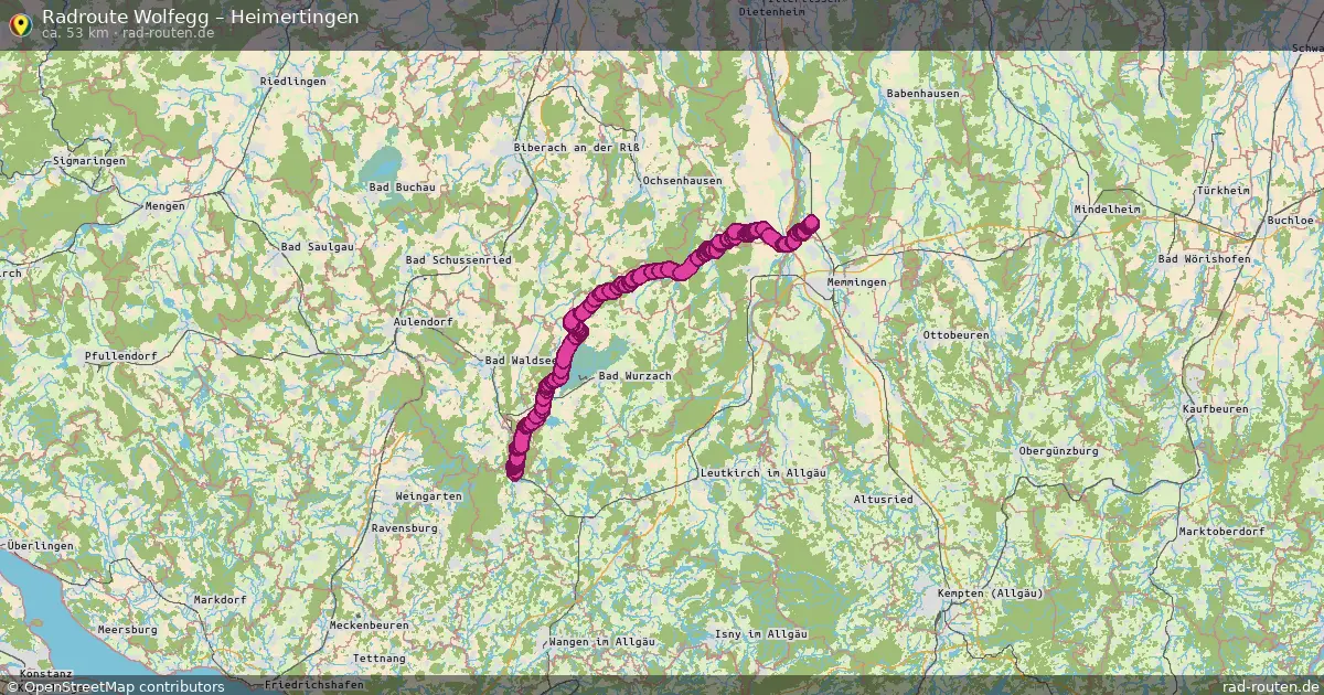 Radtour Wolfegg – Heimertingen