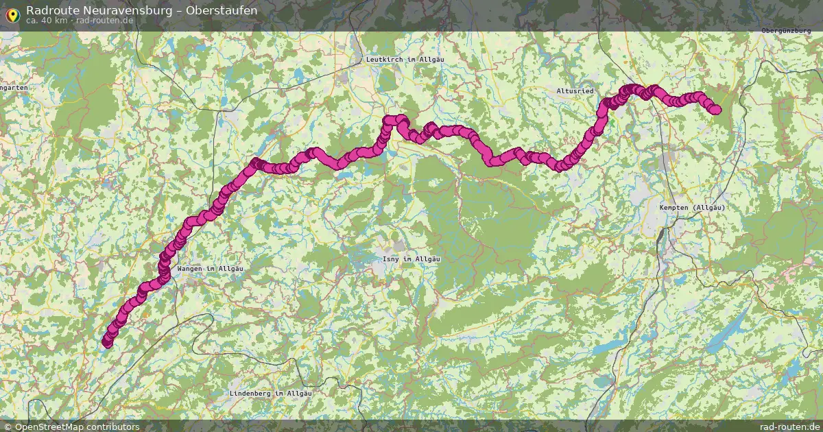 Radtour Neuravensburg – Oberstaufen
