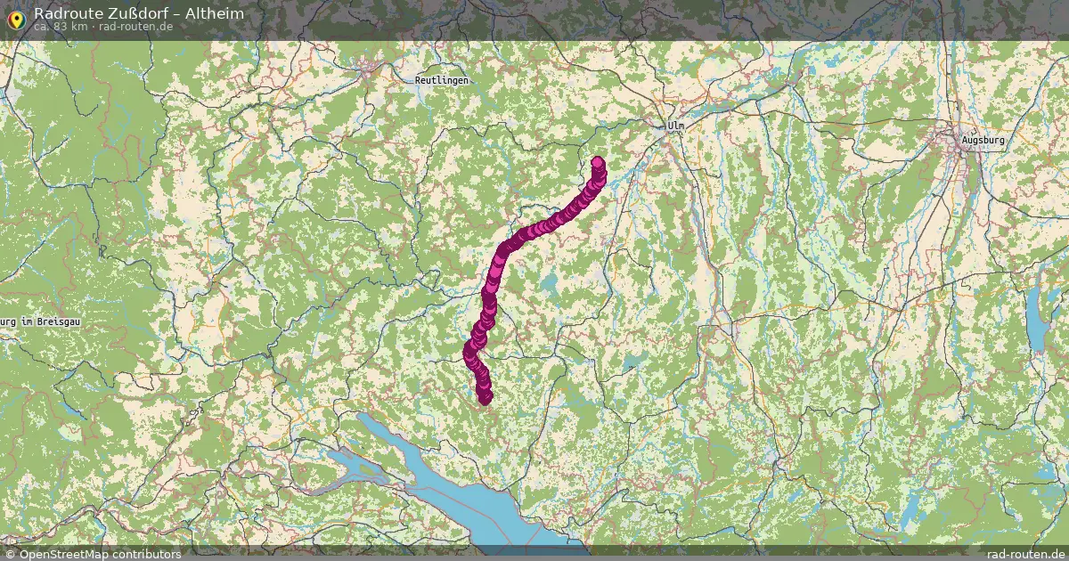 Radtour Zußdorf – Altheim