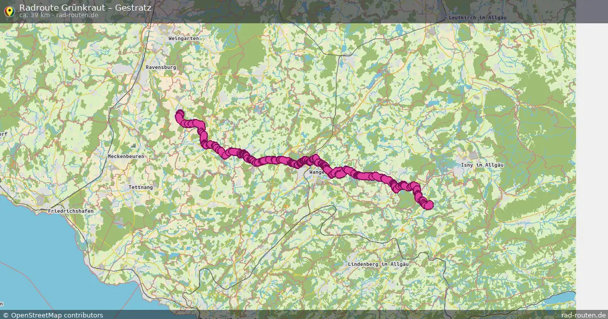 Radtour Grünkraut – Gestratz