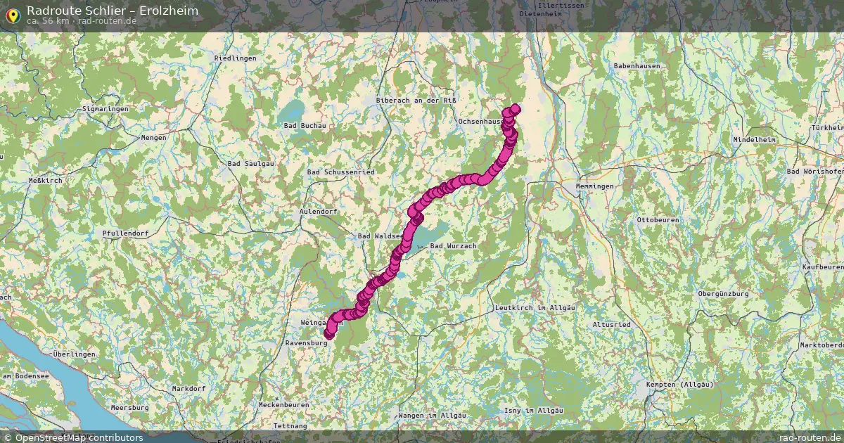 Radtour Schlier – Erolzheim