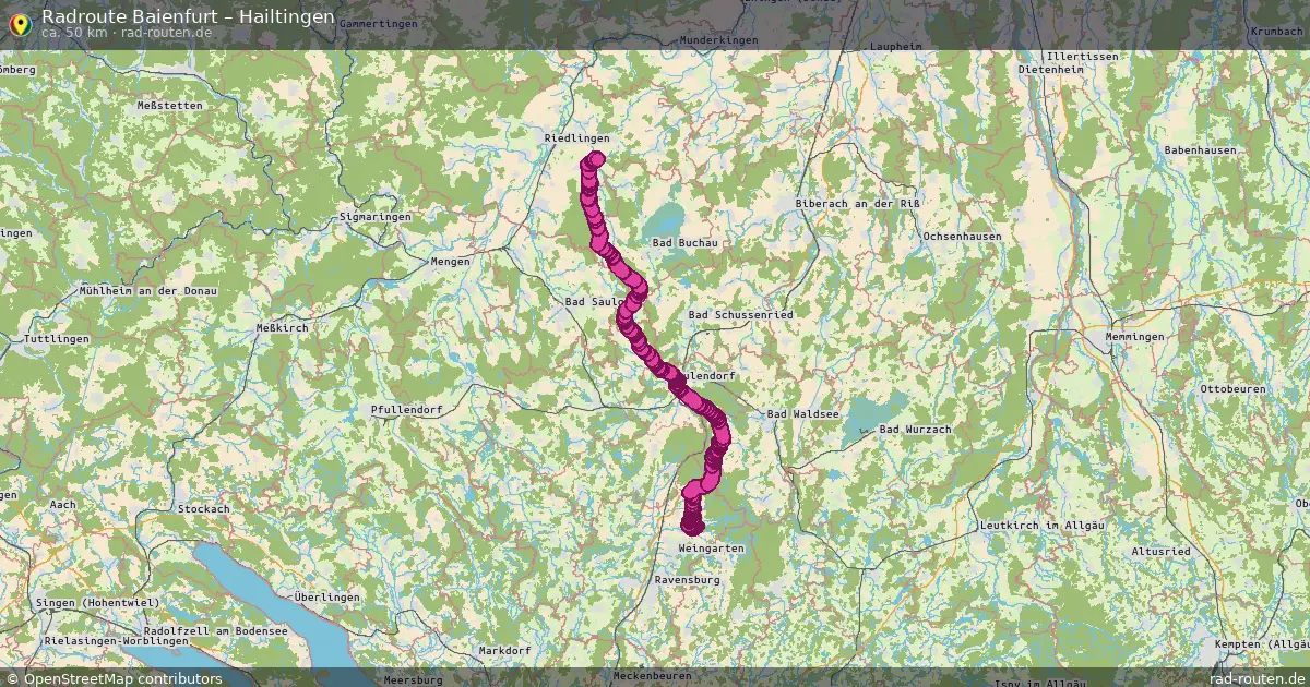Radtour Baienfurt – Hailtingen