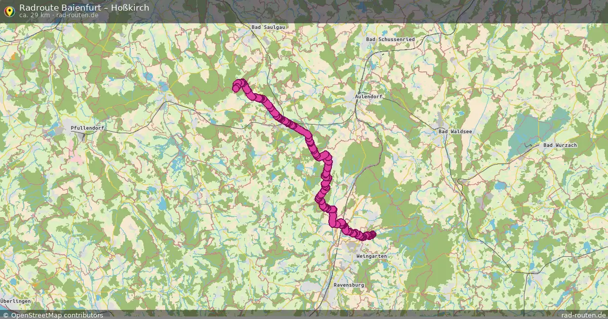 Radtour Baienfurt – Hoßkirch