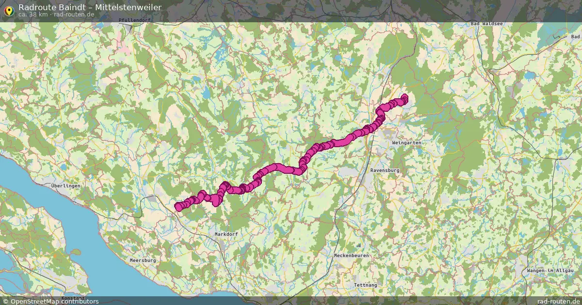 Radtour Baindt – Mittelstenweiler