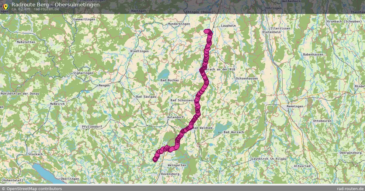 Radtour Berg – Obersulmetingen