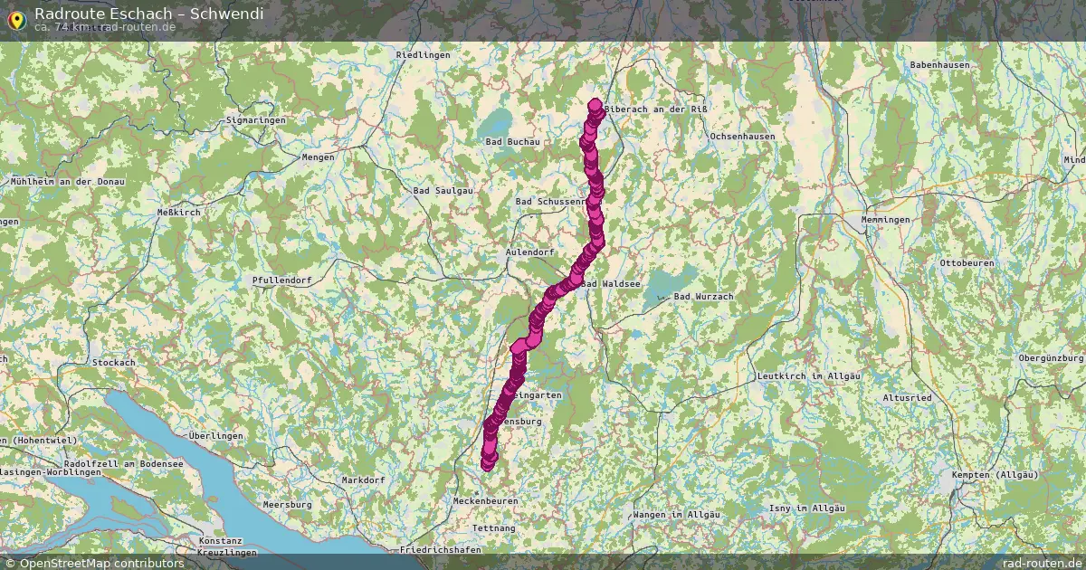 Radtour Eschach – Schwendi