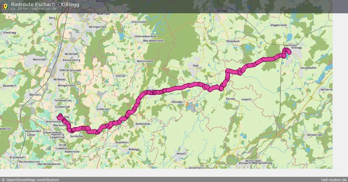 Radtour Eschach – Kißlegg