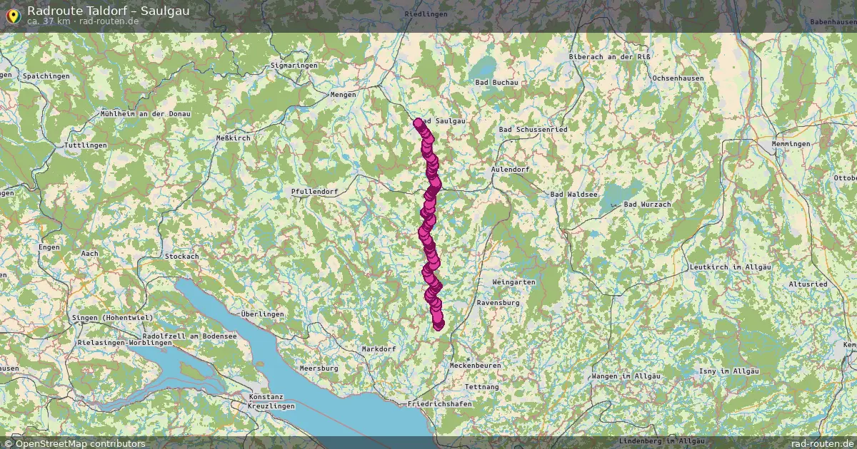 Radtour Taldorf – Saulgau