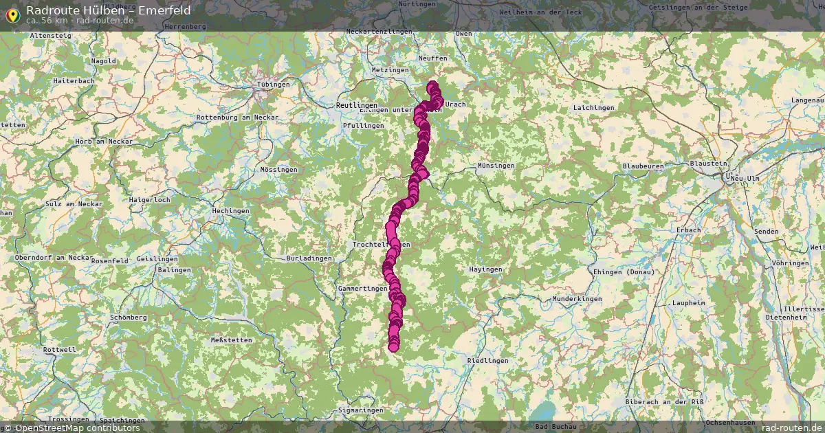 Radtour Hülben – Emerfeld