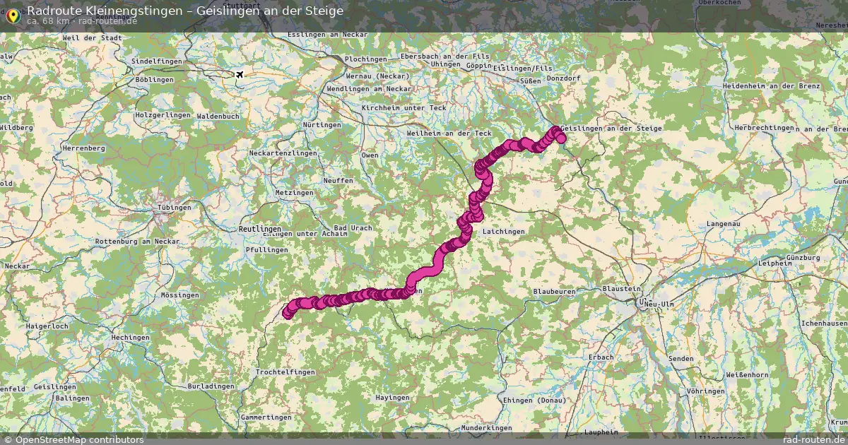 Radtour Kleinengstingen – Geislingen An Der Steige