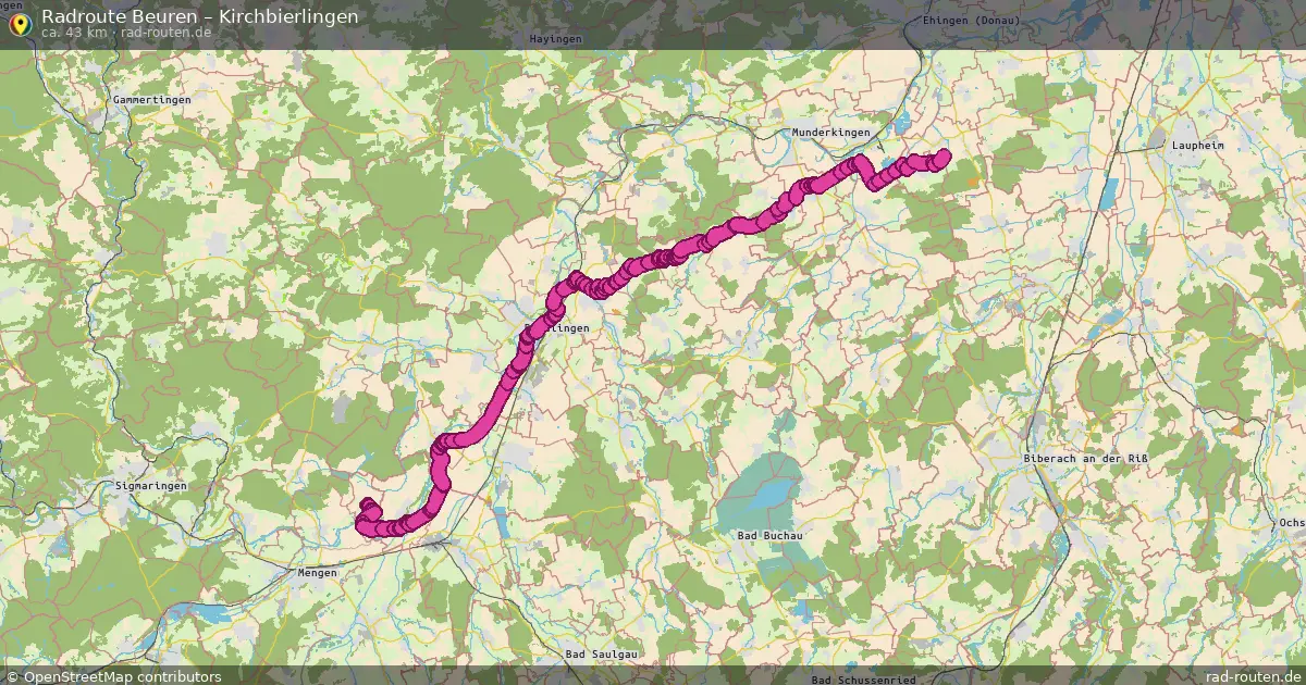 Radtour Beuren – Kirchbierlingen