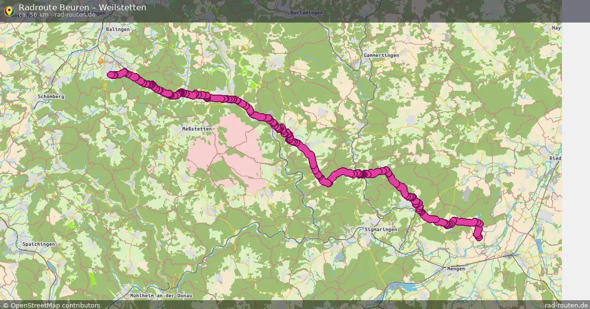 Radtour Beuren – Weilstetten