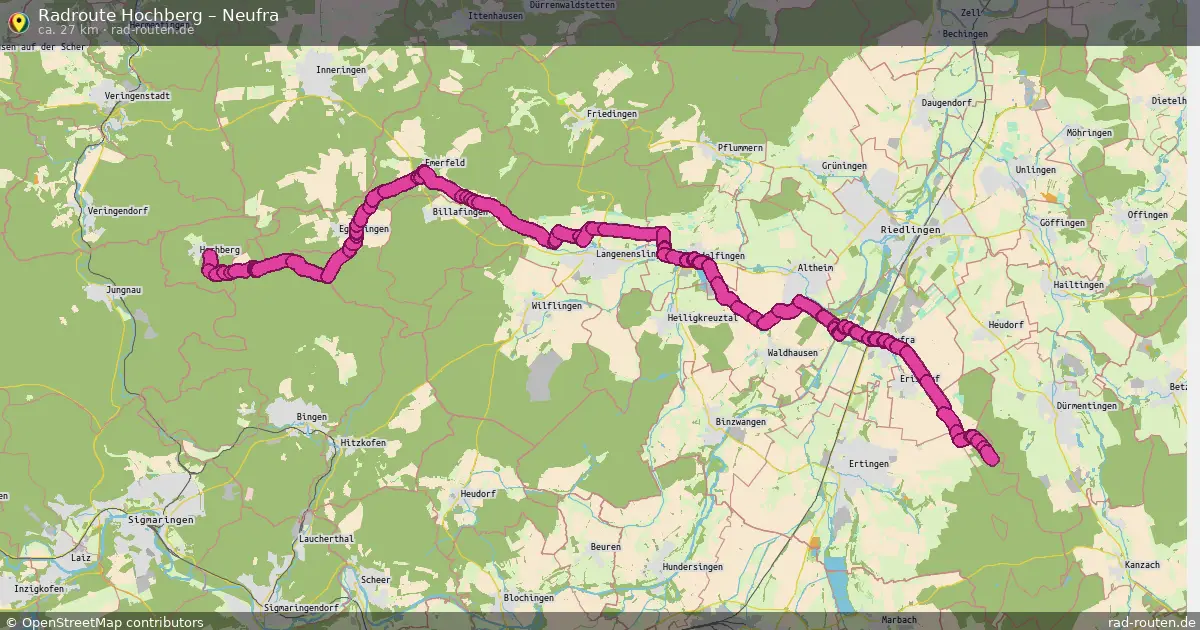 Radtour Hochberg – Neufra